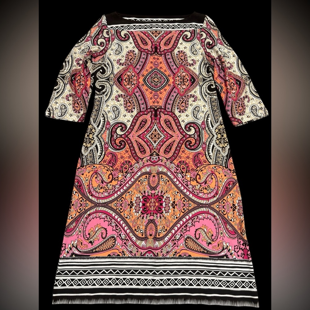 Colorful Paisley Dress